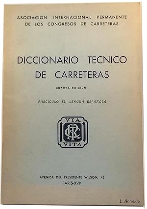 Imagen del vendedor de Diccionario Tecnico De Carreteras a la venta por SalvaLibros