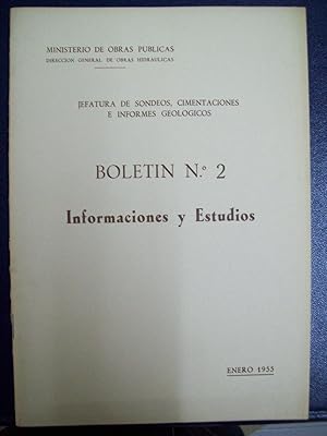 INFORMACIONES Y ESTUDIOS. BOLETÍN Nº 2