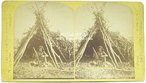 #844. Sitting Bull's Deserted Tepee - Qu'appelle." Photographed and Published by F. Jay Haynes, O...