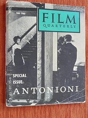 Film Quarterly Special Issue ANTONIONI. Vol. XVI, No. 1-Fall 1962.