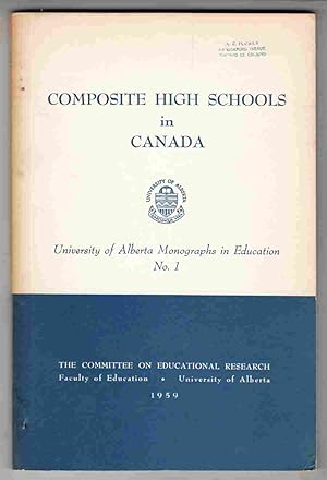Imagen del vendedor de Composite High Schools in Canada a la venta por Riverwash Books (IOBA)