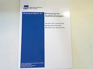 Seller image for Bewertung von Qualittsstrategien - Research Paper Nr. 32 for sale by books4less (Versandantiquariat Petra Gros GmbH & Co. KG)