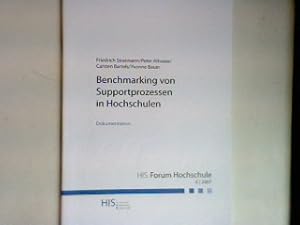 Seller image for Benchmarketing von Supportprozessen in Hochschulen - Dokumentation. HIS : Forum Hochschule 6 - 2007; for sale by books4less (Versandantiquariat Petra Gros GmbH & Co. KG)