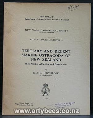 Seller image for Tertiary and Recent Marine Ostracoda of New Zealand. Their Origin, Affinities and Distribution. for sale by Arty Bees Books