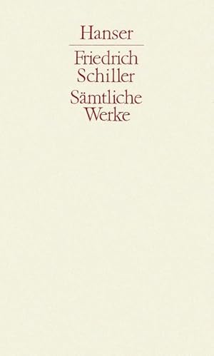 Imagen del vendedor de Werke 2 : Don Karlos. Wallenstein. Maria Stuart. Die Jungfrau zu Orleans. Die Braut von Messina. Wilhelm Tell. Kleinere dramatische Arbeiten a la venta por AHA-BUCH GmbH