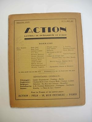 Action, cahiers individualistes de philosophie et d'art, deuxième année, mai 1921 n°7