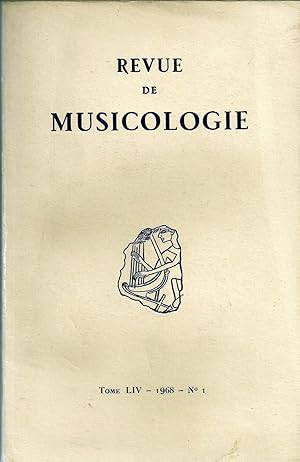 Revue de musicologie Tome LIV - 1968 - N°1. Equivalences métriques dans la musique grecque antiqu...