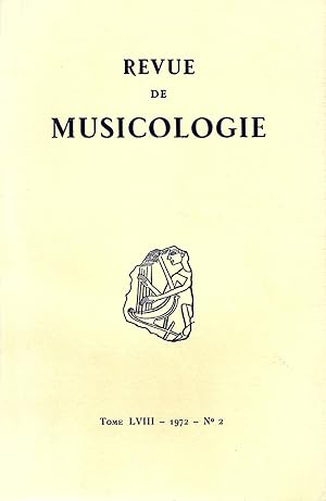 Revue de musicologie Tome LVIII - 1972 - N°2. Sur une chanson de danse balkanique. Aspects musica...