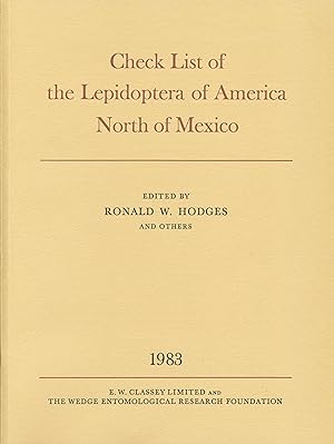 Imagen del vendedor de Check List of The Lepidoptera of America North of Mexico, including Greenland a la venta por Entomological Reprint Specialists
