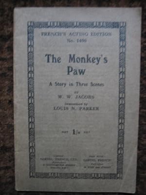 Image du vendeur pour The Monkey's Paw. A Story in Three Scenes mis en vente par Tiger books