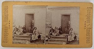 Original Stereoview : New Metlakantla [Metlakatla] # 222a. Indian Home.