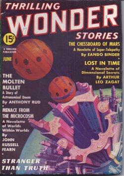 Seller image for THRILLING WONDER Stories: June 1937 for sale by Books from the Crypt
