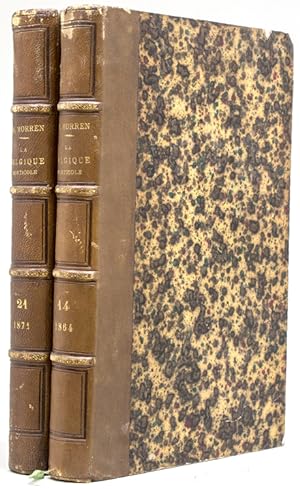 Bild des Verkufers fr La Belgique Horticole. Annales de Botanique et d'Horticulture. Volumes 14 (1864) and 21 (1871) zum Verkauf von James Cummins Bookseller, ABAA