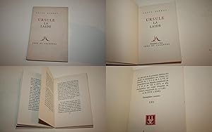 Ursule la laide. [Édition Originale Numérotée].