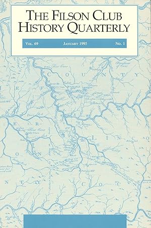 Seller image for FILSON CLUB HISTORY QUARTERLY. for sale by Legacy Books