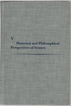 Seller image for Minnesota Studies in the Philosophty of Science: Volume V: Historical and Philosophical Perspectives of Science [Volume 5 Only] for sale by Besleys Books  PBFA