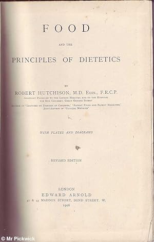 Food and the Principles of Dietetics