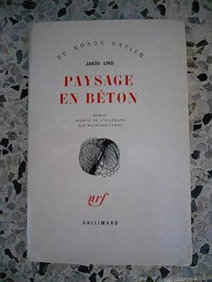 Imagen del vendedor de Paysage en beton a la venta por Frederic Delbos