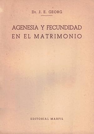 Seller image for Agenesia y fecundidad en el matrimonio for sale by Librera Vobiscum