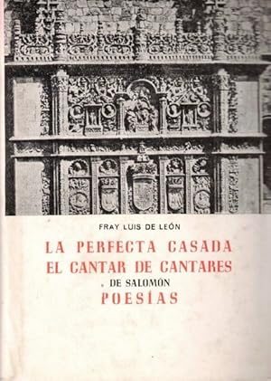 Immagine del venditore per La perfecta casada. El cantar de cantares de Salomon. Poesas venduto da Librera Vobiscum