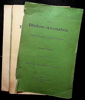 Imagen del vendedor de Ueber Blthen-Anomalien. Statistische, morphologische und experimentelle Untersuchungen a la venta por LibrairieLaLettre2