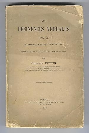 Les désinences verbales en R en sanskrit, en italique et en celtique