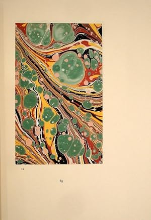 Patterns and Pigments in English Marbled Papers. An Account of the Origins, Sources and Documenta...