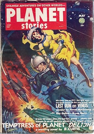 Seller image for Planet Stories 1953 Vol. 5 # 12 May: Temptress of Planet Delight / Give Back a World / The Infinites / Last Run on Venus / Mars is Home / Cosmic Castaway / Eyes of the Double Moon / Con-Fen for sale by John McCormick