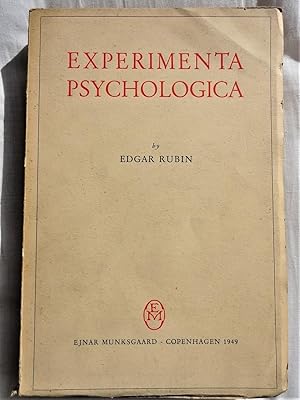 Imagen del vendedor de EXPERIMENTA PSYCHOLOGICA Collected scientific papers in German, English & French a la venta por Douglas Books