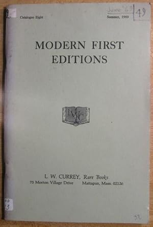 Modern First Editions: Catalog Eight: Summer 1969