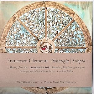 Seller image for Nostalgia / Utopia (exhibition announcement for Francesco Clemente" for sale by DR Fine Arts