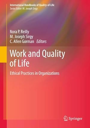 Seller image for Work and Quality of Life : Ethical Practices in Organizations for sale by AHA-BUCH GmbH