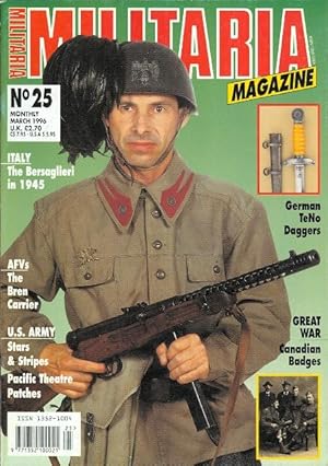 MILITARIA MAGAZINE. NO. 25. MARCH 1996. (ENGLISH EDITION.)