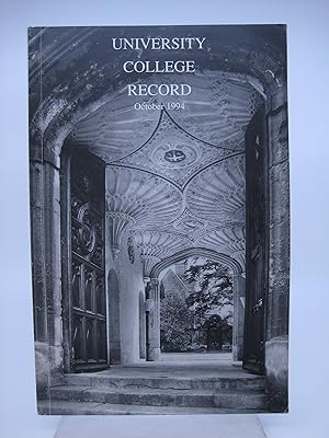 University College Record, October 1994
