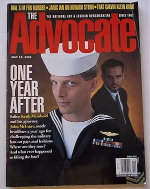 Seller image for The Advocate (Issue No. 655, May 17, 1994): The National Gay and Lesbian Newsmagazine (Magazine) (Cover Story on Sailor Keith Meinhold) for sale by Bloomsbury Books