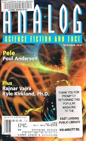 Seller image for Analog: Science Fiction/Science Fact (Vol. CXXI, No. 10, October 2001) for sale by Round Table Books, LLC