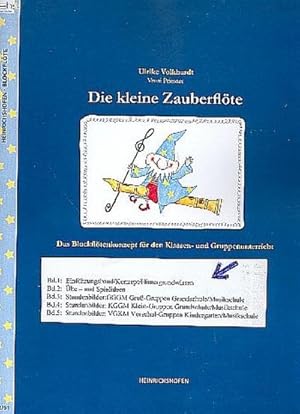 Seller image for Die kleine Zauberflte, m. 1 Beilage, 5 Teile. Bd.1 : Das Blockflntekonzept fr den Klassen- und Gruppenunterricht, Lehrerhefte (5) for sale by AHA-BUCH GmbH