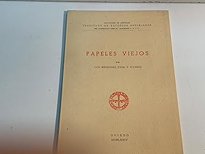 Imagen del vendedor de PAPELES VIEJOS MENENDEZ PIDAL Y ALVAREZ LUIS 1974 a la venta por LIBRERIA ANTICUARIA SANZ