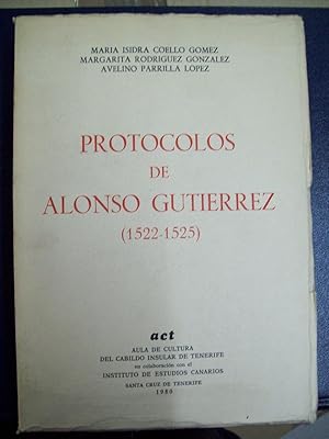 Seller image for PROTOCOLOS DE ALONSO GUTIERREZ (1522-1525) for sale by Itziar Arranz Libros & Dribaslibros