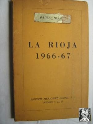 Seller image for LA RIOJA 1966-67 for sale by Librera Maestro Gozalbo