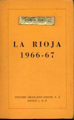 Seller image for LA RIOJA 1966-67. Ed. de 1.000 ejs. for sale by angeles sancha libros