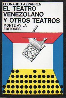 Imagen del vendedor de EL TEATRO VENEZOLANO Y OTROS TEATROS. a la venta por angeles sancha libros