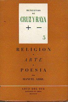 Seller image for RELIGIN, ARTE, POESA. for sale by angeles sancha libros