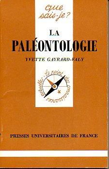 Seller image for LA PALONTOLOGIE. 1e d. for sale by angeles sancha libros