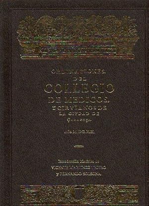 Imagen del vendedor de ORDINACIONES DEL COLLEGIO DE MDICOS Y CIRUJANOS DE LA CIUDAD DE ARAGOA. Facsmil de la ed. de 1519. a la venta por angeles sancha libros