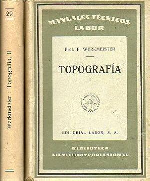 Seller image for TOPOGRAFA. 2 Vols. Apndice: Resumen de las Instrucciones para los trabajos topogrficos efectuados por el Instituto Geogrfico y Catastral de Espaa. Trad. Rodrigo Gil. for sale by angeles sancha libros