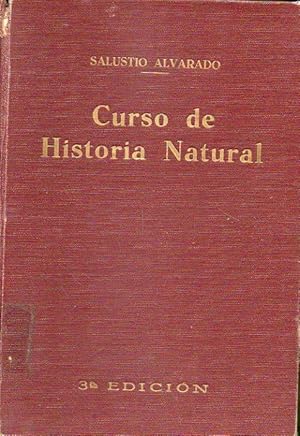 Imagen del vendedor de CURSO DE HISTORIA NATURAL. Biologa y Geologa. 3 ed. ilustrada con 957 grabdos. a la venta por angeles sancha libros