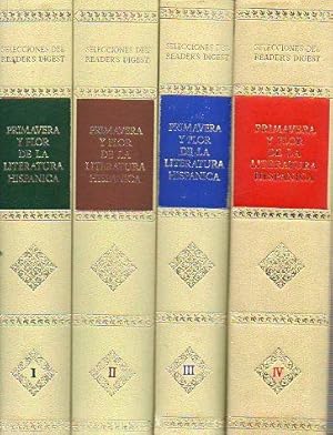 Imagen del vendedor de PRIMAVERA Y FLOR DE LA LITERATURA HISPANICA. 4 vols. 2 ed. a la venta por angeles sancha libros