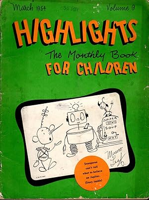 Seller image for Highlights for Children, The Monthly Book Volume 9, No. 3: March, 1954 for sale by Dorley House Books, Inc.