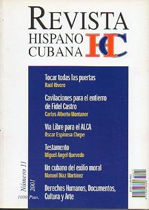 Imagen del vendedor de REVISTA HISPANOCUBANA. N 11. a la venta por angeles sancha libros